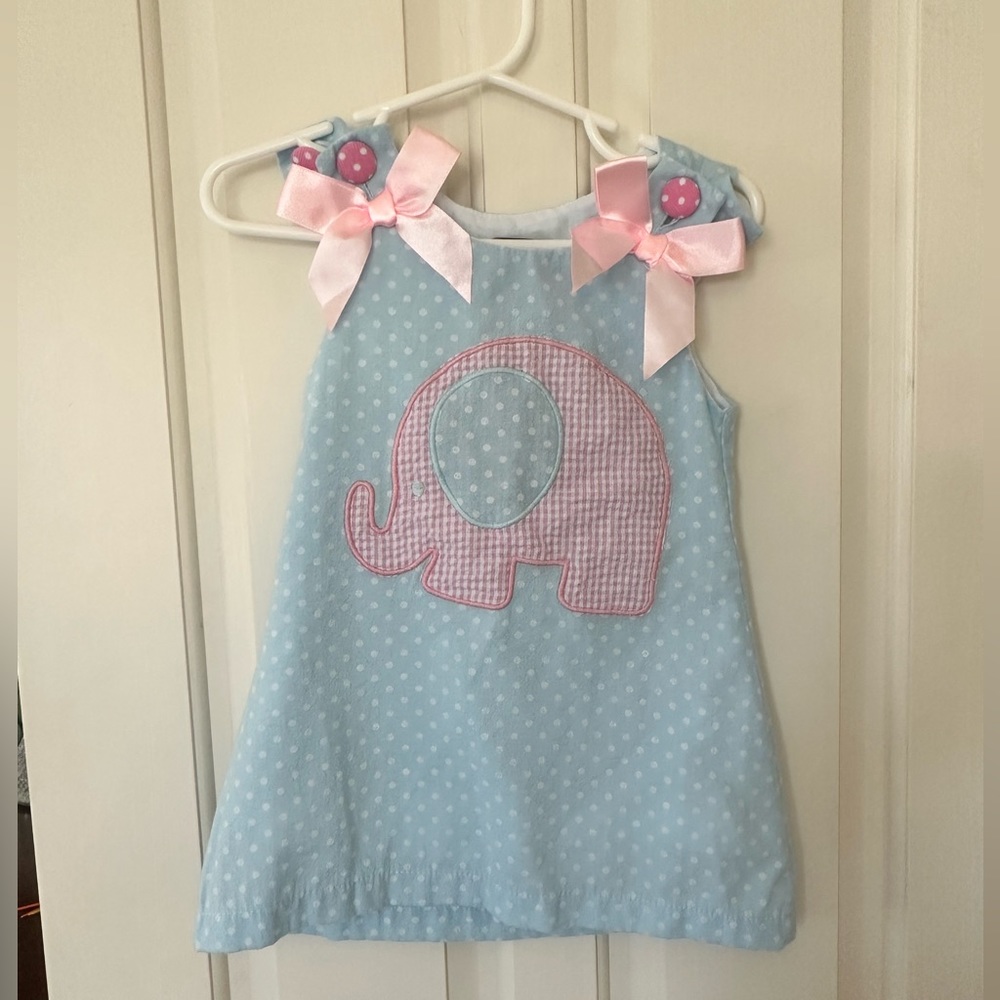 Lil Cactus Polka Dot Elephant Dress